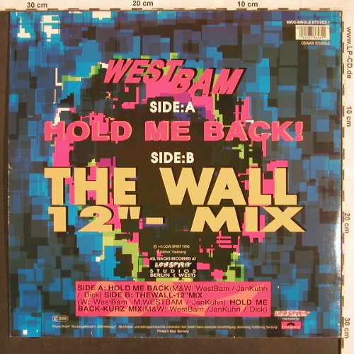 West Bam: Hold Me Back / The Wall, Low Spirit(873 653-1), D,  - 12inch - X3634 - 4,00 Euro