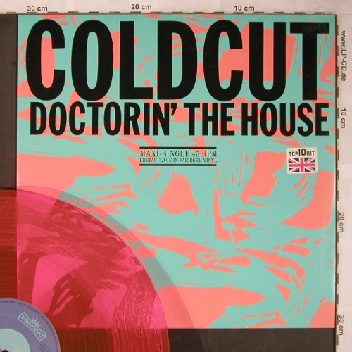 Coldcut: Doctorin'the House,Orange Vinyl, Big Life(INT 125.256), D, m-/vg+, 1988 - 12inch - X5241 - 4,00 Euro