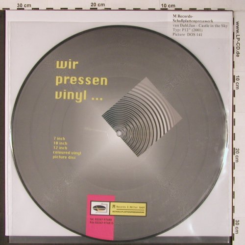 van Dahl,Ian - Castle in the Sky: M Records-Schallplattenpresswerk, Picture(DOS 141), D, 2001 - P12" - X6333 - 9,00 Euro
