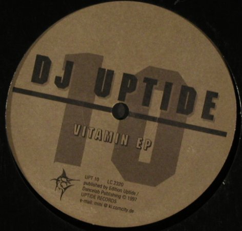 DJ Uptide: Vitamin EP, m-/vg+, Uptide Rec(UPT 10), D, 1997 - 12inch - X6334 - 5,00 Euro