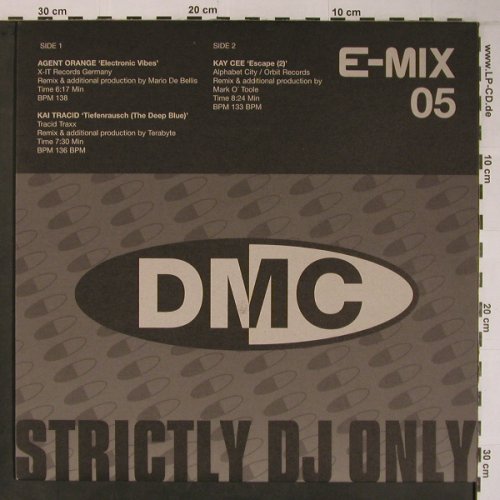 V.A.DMC E-Mix 05: Agent Orange,Kai Tracid,Kay Cee, DMC(EURO5), UK,  - 12inch - X6652 - 7,50 Euro