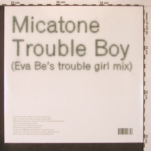 Micatone: Trouble Boy ,Maurice Fulton rmx, Sonar Kollektiv(SK067), EU, FS-New, 2005 - 12inch - X7163 - 8,00 Euro