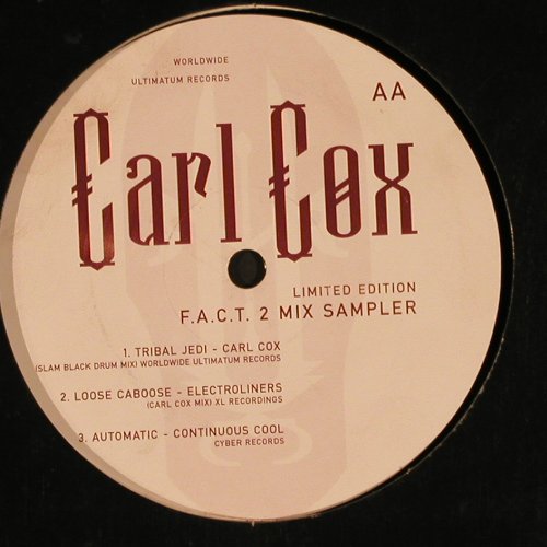 Cox,Carl: F.A.C.T. 2 Mix Sampler, one-sided, Ultimatum(Fact2), LC, 1997 - 12inch - X8481 - 6,00 Euro