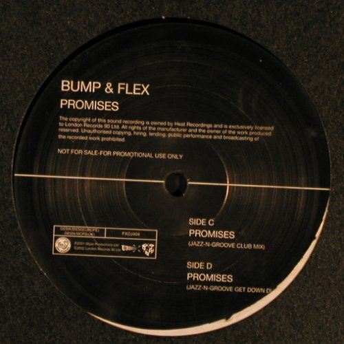 Bump & Flex: Promises*2, LC, m-/vg+, ffrr, Promo(), EU, 2002 - 12inch - X9199 - 3,00 Euro