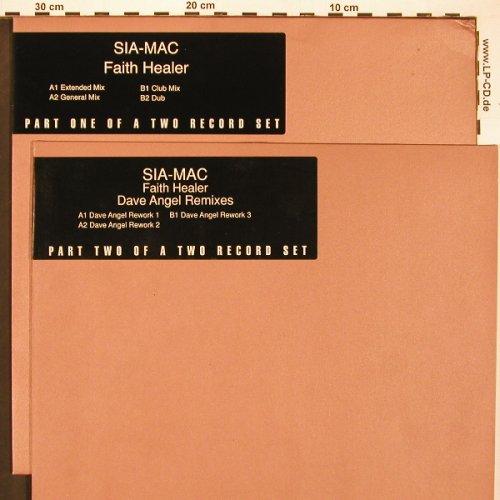 Sia-Mac: Faith Healer*7, Part one & two, EW Fuel(3984-25465-0), , 1998 - 12"*2 - X9203 - 6,00 Euro