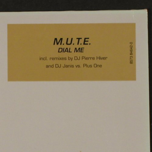 M.U.T.E.: Dial Me*3, Club Culture(8573 84642-0), D, 2000 - 12inch - X9577 - 6,00 Euro