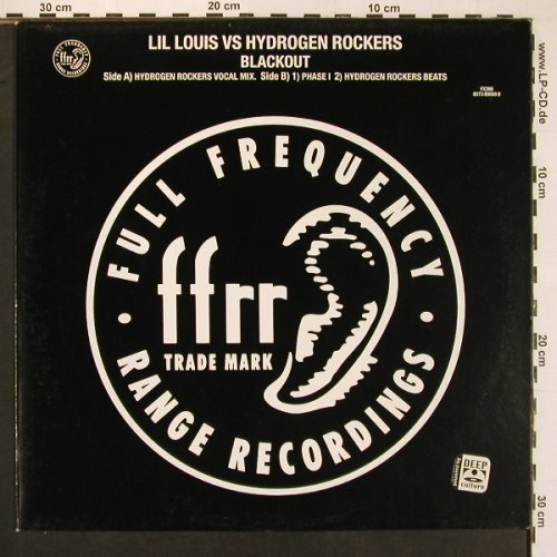 Lil Louis vs Hydrogen Rockers: Blackout*3, +ffrr-Sticker, ffrr(FX398), UK, 2001 - 12inch - X9693 - 6,00 Euro