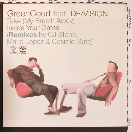 Green Court feat. De/Vision: Take(My Breath Away)*2+1 rmx, Logport(DMD LOG2005-R1), D, 2001 - 12inch - X9728 - 5,00 Euro