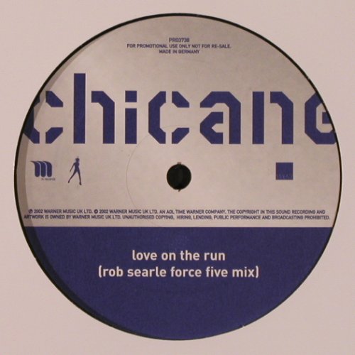 Chicane: Love On The Run*2, Promo, LC, WEA(PRO 3738), D, 2003 - 12inch - X9764 - 5,00 Euro