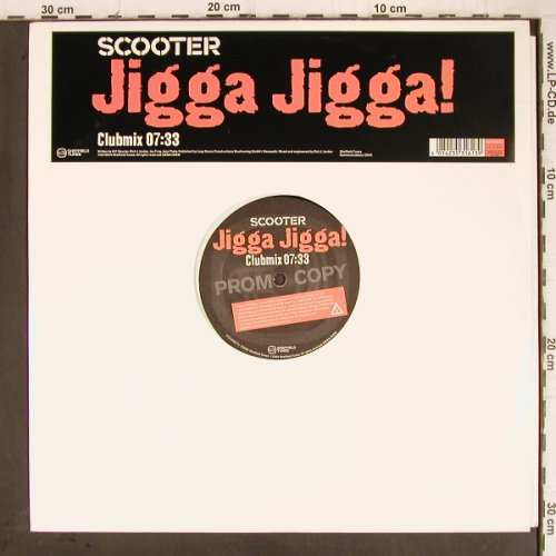 Scooter:&nbsp;Jigga Jigga,ClubMix,Promo,one Sided, Sheffield (0152380STU), D, 2004 Typ:&nbsp;12" Best.-Nr.:&nbsp;Y9136 Preis:&nbsp; 5,00 Euro