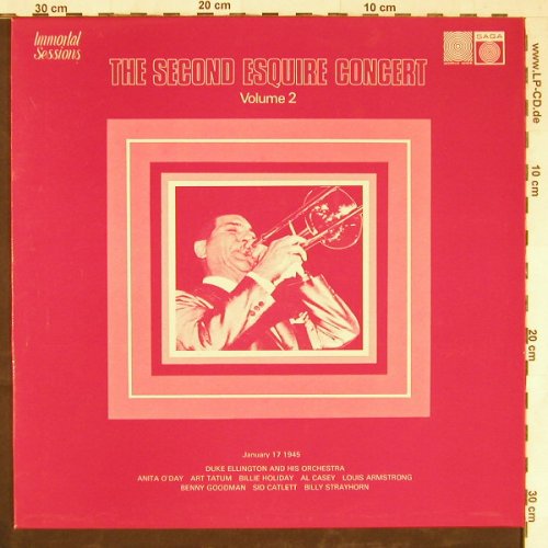 V.A.Second Esquire Concert Vol.2: January 17 1945, Saga(6925), UK, 1974 - LP - E3930 - 6,00 Euro