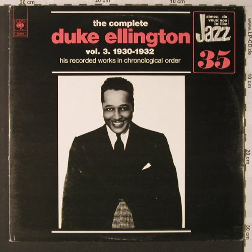 Ellington,Duke: The Complete Vol. 3, 1930-32, Foc, CBS(88 000), NL, 1974 - 2LP - F1625 - 7,50 Euro
