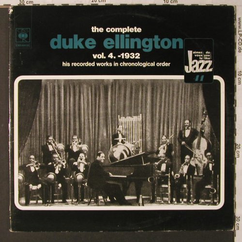Ellington,Duke: The Complete Vol. 4, 1932, Foc, CBS(88035), NL,m-vg+, 1974 - 2LP - F1626 - 6,50 Euro