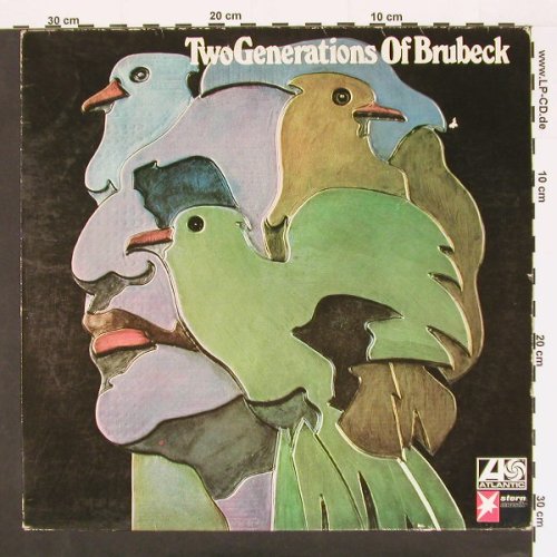 Brubeck,Dave: Two Generations of Brubeck,SternEd., Atlantic(40 537), D , m-/vg+, 1973 - LP - F3592 - 5,00 Euro