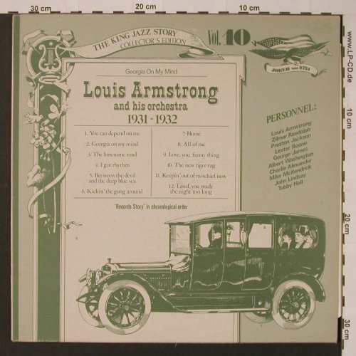 Armstrong,Louis & Orch.: Vol.10 1931-32,High Society, vg-/m-, Joker(SM 3751), I, 1975 - LP - F3643 - 3,00 Euro