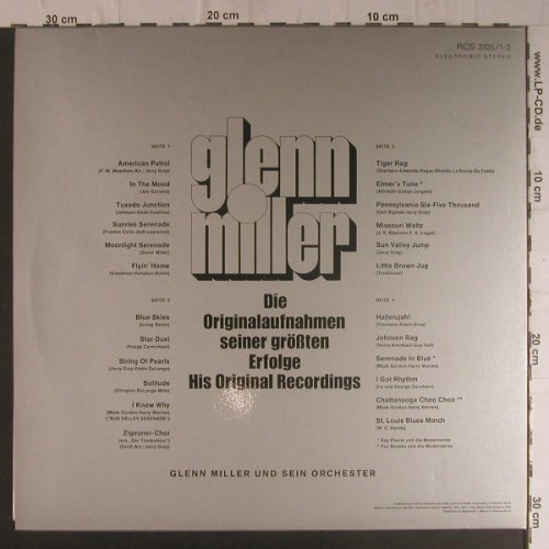Miller,Glenn: Die Original Aufnahmen s.gr.Erfolge, RCA(RCS 3105/1-2), D Foc,  - 2LP - F5984 - 6,50 Euro