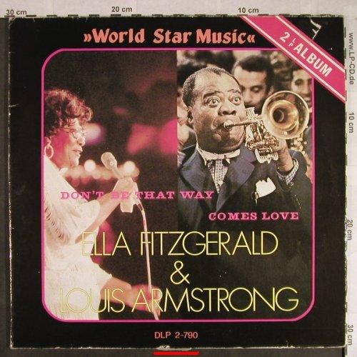 Fitzgerald,Ella & Louis Armstrong: Same - World Star Music,Foc, m-/vg+, Jazz Line(DLP 2-790), EEC,  - 2LP - H1076 - 5,00 Euro
