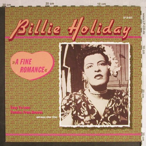 Holiday,Billie: A Fine Romance, All Round(LP 31 071), DK, Ri, 1987 - LP - H1139 - 6,00 Euro