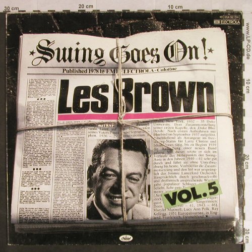 Brown,Les & Band Of Renown: Swing goes on ! Vol.5, Capitol(054-52 714), D, Ri,  - LP - H1143 - 5,00 Euro