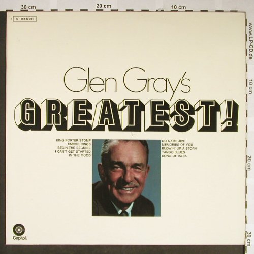 Gray,Glen: Greatest ! (Duophonic), vg+/m-, Capitol(C 052-80 231), D,  - LP - H2120 - 5,00 Euro