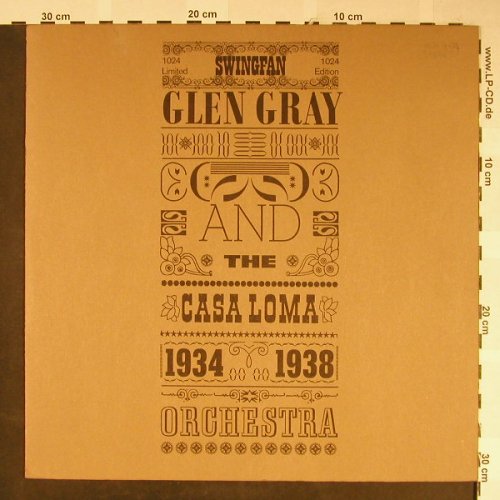 Gray,Glen & Casa Loma Orch.: 1934-1938, Foc, Lim.Ed., vg+/m-, Swingfan(1024), D,  - LP - H2122 - 5,00 Euro