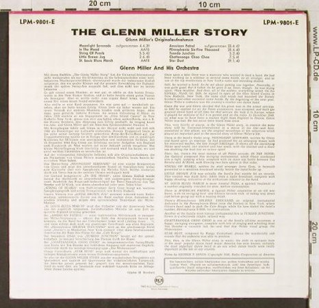 Miller,Glenn: The G.M.Story,SammlerSerie, RCA, Ri(LPM-9801-E), D,vg+/m-,  - 10inch - H3194 - 4,00 Euro