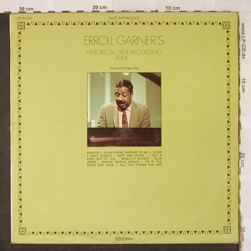 Garner,Erroll: Historical First Recordings 1944, Musidisc(30 JA 5101), F, m-/vg+,  - LP - H3490 - 4,00 Euro