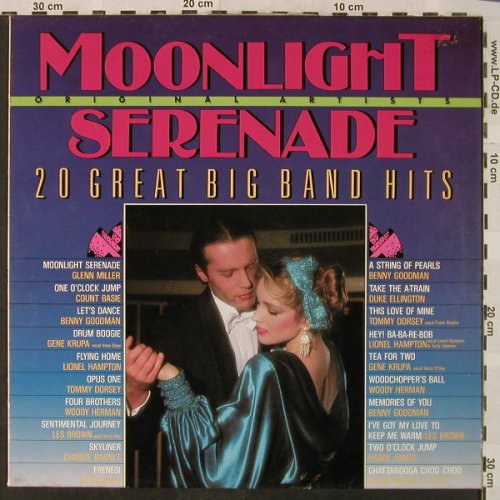 V.A.Moonlight Serenade-BigBand: Glenn Miller,Count Basie, Big Band Ara(20190), D,  - LP - H5080 - 4,00 Euro