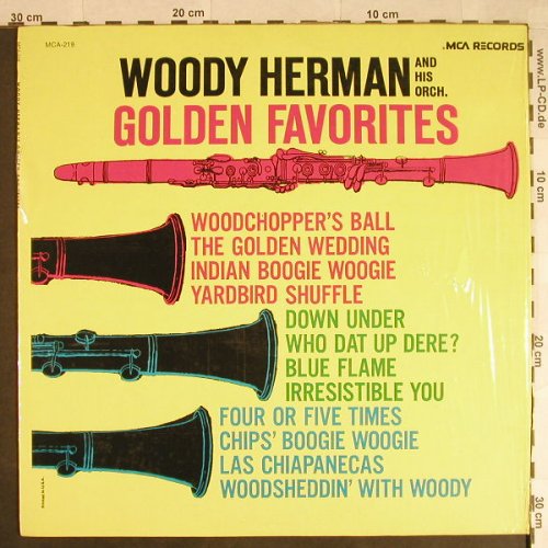 Herman,Woody & his Orchestra: Golden Favorites, MCA(MCA-219), US, Ri,  - LP - H525 - 6,00 Euro