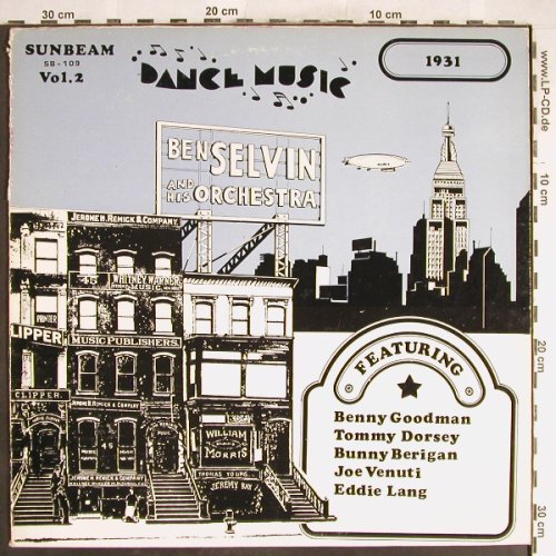 Selvin,Ben  and his Orchestra: 1931, Vol.2,  vg+/vg+, Sunbeam(SB-109), US, 1971 - LP - H6188 - 5,00 Euro