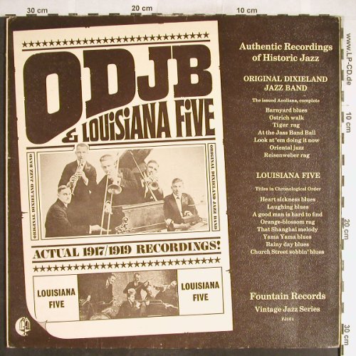 ODJD & Louisiana Five: 1917-1919, Foc, Fountain(FJ-101), ,  - LP - H6230 - 6,00 Euro