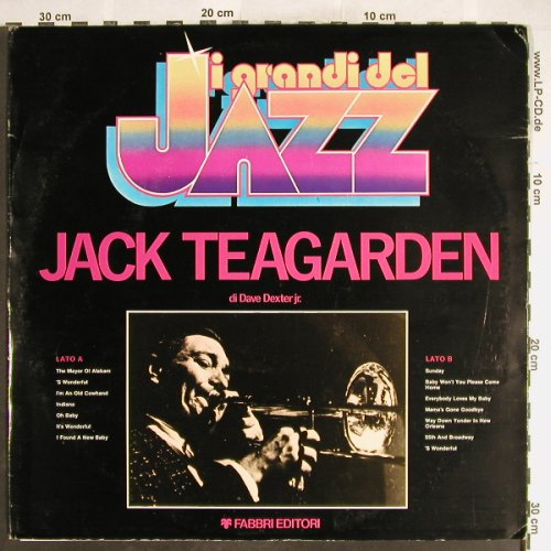 Teagarden,Jack: I Grande Del Jazz, Foc, m-/vg+, Fabbri Editori(297838), I,  - LP - H6232 - 5,00 Euro