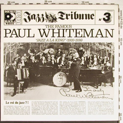 Whiteman,Paul: Jazz A La King(1920-1936), Foc, RCA-JazzTrib.No.3(NL89783(2)), D, 1979 - 2LP - H6253 - 9,00 Euro