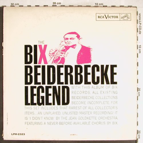 Beiderbecke,Bix: Legend, vg+/VG-, RCA Victor(LPM-2323), US,  - LP - H6300 - 4,00 Euro