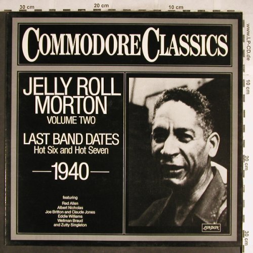 Morton,Jelly Roll: Last Band Dates 1940 - Vol.2, Commodore,Archiv-Stol(6.24546 AG), D, woc, 1981 - LP - H6440 - 5,00 Euro