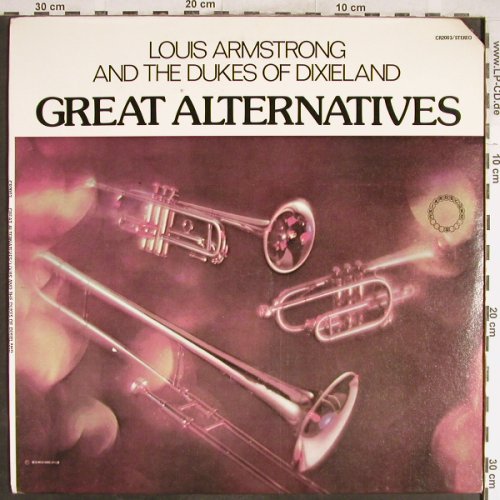 Armstrong,Louis: Great Alternatives, Chiaroscuro Rec.(CR-2003), US, CO,  - LP - H6663 - 9,00 Euro