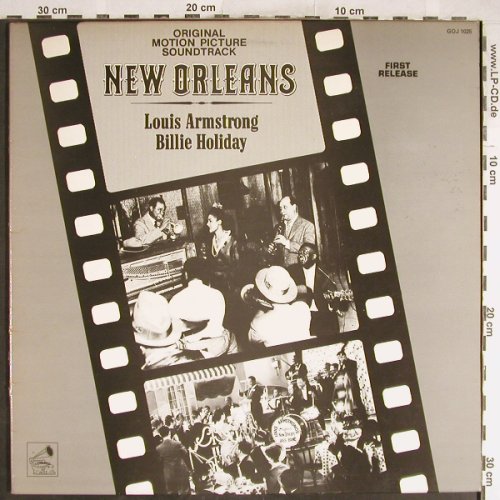 Armstrong,Louis / Billie Holiday: New Orleans OST, Foc, Giants Of Jazz(GOJ 1025), UK, 1983 - LP - H6664 - 7,50 Euro