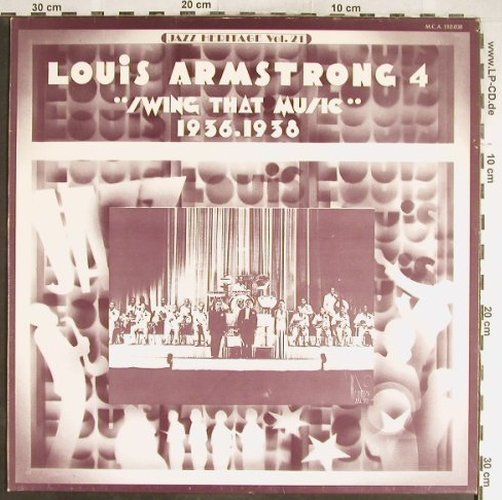 Armstrong,Louis: Swing That Music(4), 1936-1938, MCA(MCA 510.038), F, 1974 - LP - H6688 - 6,00 Euro