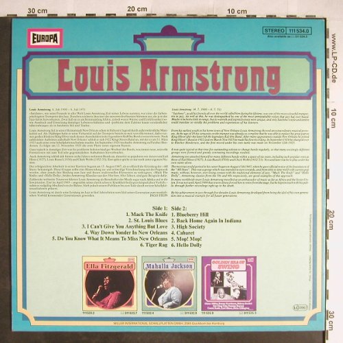 Armstrong,Louis: Same, Europa(111 534.0), D, 1977 - LP - H6697 - 5,00 Euro