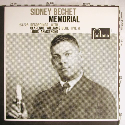 Bechet,Sidney: Memorial 23-25 Recordings,Foc, Fontana(682 055 TL), NL,Mono, 1971 - LP - H6703 - 7,50 Euro