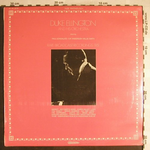 Ellington,Duke: Rare Broadcast Recordinga'51,FS-New, Musidisc(20 JA 5209), F,  - LP - H6754 - 7,50 Euro