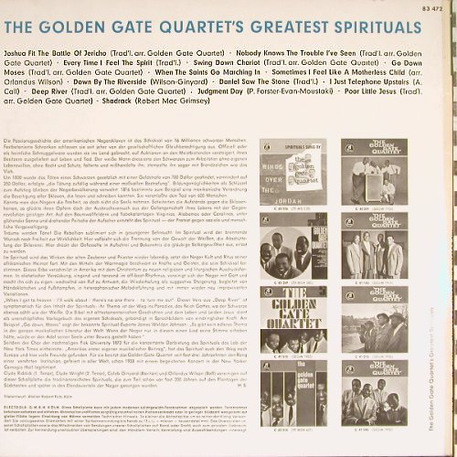 Golden Gate Quartet: Greatest Spirituals, Columbia(83 472), D,  - LP - H6783 - 9,00 Euro