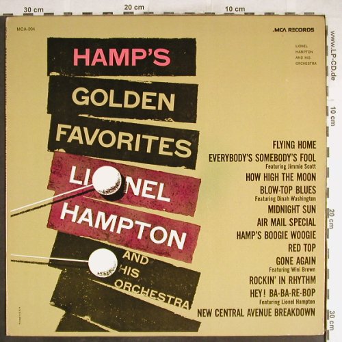 Hampton,Lionel & Orch.: Hamp's Golden Favorites, MCA(MCA-204), US,  - LP - H6791 - 9,00 Euro