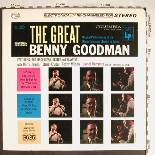 Goodman,Benny: The Great, Ri, re-channeled, Columbia(PC 8643), US, co,  - LP - H6795 - 6,00 Euro