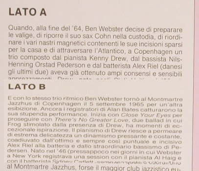 Webster,Ben: I Grandi Del Jazz,Foc, Fabbri Ed.(GDJ 50), I, 1979 - LP - H7009 - 5,50 Euro
