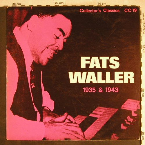 Waller,Fats: 1935 & 1943, Collector's Classics(CC 19), UK,  - LP - H7115 - 5,00 Euro