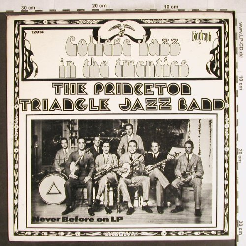 Princeton Triangle Jazz Band: College Jazz in the Twenties, Biograph(BLP 12014), US,  - LP - H7428 - 7,50 Euro