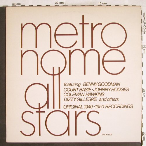 Metronome All Stars: feat.B.Goodmann,C.Basie..Dizzy, TAX(m-8039), S,  - LP - H7460 - 7,50 Euro