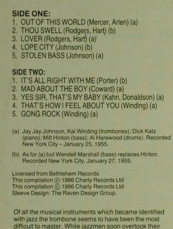 Winding,Kai & Jay Jay Johnson: Kai & Jay !, Affinity/Charly(AFF 161), UK, Ri, 1986 - LP - H7707 - 7,50 Euro