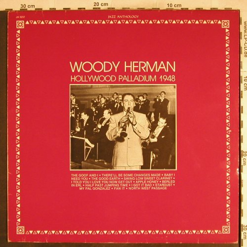 Herman,Woody: Hollywood Palladium 1948, Musidisc(JA 5237), F, 1981 - LP - H7746 - 7,50 Euro